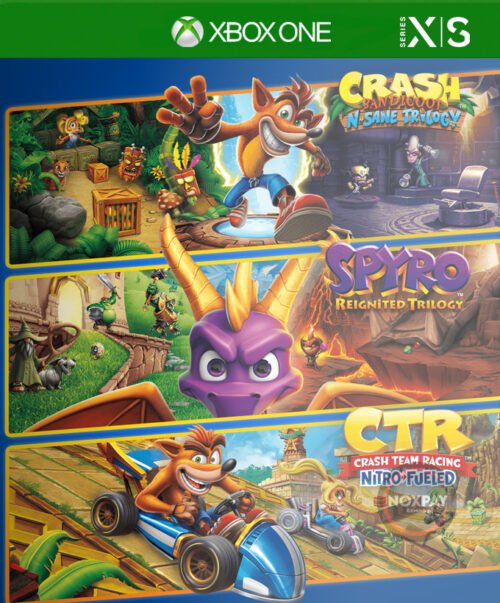CRASH-TRILOGY Crash + Spyro Triple Play Bundle
