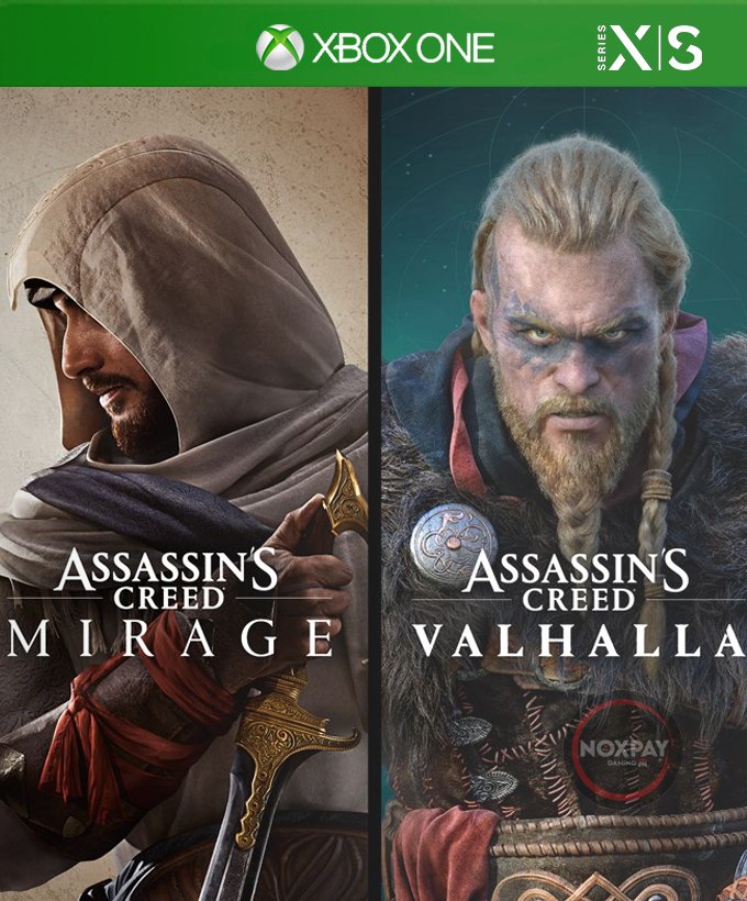 ASSASSIN'S CREED MIRAGE + VALHALLA BUNDLE – XBOX ONE / SERIES X|S
